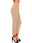 cheap Women&#039;s Pants-Women&#039;s Dress Pants Pants Trousers Green Blue Khaki Mid Waist Fashion Daily Work Side Pockets Micro-elastic Ankle-Length Comfort Plain S M L XL XXL
