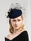 cheap Fascinators-Vintage Style Elegant Wool Fascinators / Hats / Headpiece with Bowknot / Beading / Net 1PC Special Occasion / Kentucky Derby / Horse Race Headpiece