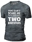 billige herre 3d t-shirt-Herre Unisex T-shirt nødlidende t-shirt Bogstaver Grafiske tryk Rund hals Tøj 3D-udskrivning udendørs Gade Kortærmet Trykt mønster Sport Designer Afslappet Stor og høj