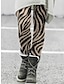 preiswerte Leggings-Damen Strumpfhosen Leggins Bedruckt Designer Mittlere Taillenlinie In voller Länge Schwarz Grün