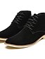 cheap Men&#039;s Boots-Men&#039;s Boots Casual Daily Walking Shoes PU Black Yellow Blue Winter