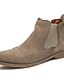 cheap Men&#039;s Boots-Men&#039;s Boots British Outdoor Walking Shoes PU Black Gray Khaki Winter