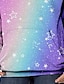 voordelige 3D hoodies en sweatshirts voor meisjes-Voor meisjes 3D Regenboog Ster Trui met capuchon Lange mouw 3D-afdrukken Lente Herfst Modieus Streetwear Aanbiddelijk Polyester Kinderen 3-13 jaar Buiten Dagelijks Voor Binnen Normale pasvorm