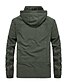 cheap Men&#039;s Jackets &amp; Coats-Men&#039;s Jacket Daily Sports Winter Spring &amp;  Fall Regular Coat Hooded Regular Fit Warm Sporty Casual Daily Jacket Long Sleeve Solid Colored Full Zip Black Army Green Khaki