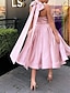 cheap Homecoming Dresses-A-Line Evening Dresses Plus Size Dress Homecoming Ankle Length Sleeveless Halter Neck Satin with Butterfly 2022