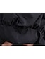 preiswerte Schlichte Röcke-Damen Schaukel Langer Rock Maxi Röcke Tasche Kordelzug Einfarbig Büro / Geschäftlich Täglich Frühling &amp; Herbst Polyester Modisch Strassenmode Brautkleider schlicht Schwarz