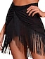 economico Copricostumi-Per donna Costumi da bagno Prendisole Fondo della spiaggia Costume da bagno Orlo con frange Nappa Liscio Colore puro Moda Abbigliamento mare Costumi da bagno