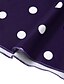 cheap Tankinis-Women&#039;s Swimwear Tankini 2 Piece Normal Swimsuit High Waisted Polka Dot Purple Padded V Wire Bathing Suits Sports Vacation Sexy / Strap / New / Strap