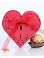 رخيصةأون صناديق حلوى الزفاف-زفاف قلب علب الهدايا غير المنسوجة ورقة شرائط 100 التي