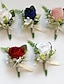 Недорогие Свадебные цветы-Свадебные цветы на запястье Бутоньерки Свадьба / Свадебные прием Искусственные цветы Современный современный