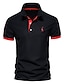 abordables Vêtements de golf pour hommes-Homme T-shirt POLO Noir Vert Protection Solaire Top Tenue de golf Vêtements Tenues Porter des vêtements