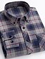 cheap Flannel Shirts-Men&#039;s Shirt Flannel Shirt Graphic Prints Square Neck A B C D E Long Sleeve Casual Daily collared shirts Tops Designer