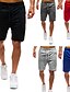 cheap Men-Men‘s Summer  Elastic Waist Casual Shorts Sports Pants Solid Color with Pocket Drawstring  for Beach