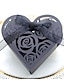 voordelige Wedding Candy Boxes-Bruiloft Hart Geschenkdoosjes Ongeweven papier Linten 100st