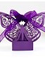 cheap Wedding Candy Boxes-Wedding Butterfly Gift Boxes Non-woven Paper Ribbons 50pcs