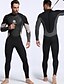 cheap Wetsuits &amp; Diving Suits-MYLEDI Men&#039;s Full Wetsuit 3mm SCR Neoprene Diving Suit Thermal Warm UPF50+ High Elasticity Long Sleeve Full Body Back Zip - Swimming Diving Surfing Scuba Patchwork Spring Summer Winter