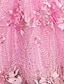 Недорогие Платья для вечеринки-Дети Девочки Платье Однотонный Без рукавов Выступление Свадьба Для вечеринок Принцесса Милая Хлопок Макси Розовое платье принцессы Платье A-силуэта Платье цветочной девушки Лето Весна 3-12 лет