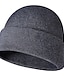 abordables Chapeaux Homme-Homme Chapeau Bonnet / Slouchy Extérieur Plein Air Quotidien Tricoté Couleur monochrome Coupe Vent Chaud Respirable Noir