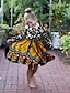 cheap Girl&#039;s 3D Dresses-Girls&#039; 3D Animal Butterfly Dress Long Sleeve 3D Print Fall Winter Daily Holiday Vacation Cute Casual Sweet Kids 3-10 Years Swing Dress A Line Dress Above Knee Polyester Regular Fit