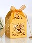 ieftine Cutii de bomboane de nuntă-Nuntă Creativ Cutii de Cadouri Hârtie nețesută Panglici 50buc