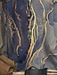 levne Dámské halenky a košile-dámské topy velké velikosti halenka košile pruhovaný grafický potisk dlouhý rukáv kulatý výstřih ležérní denní dovolená polyester podzim zima modrá