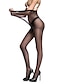 זול גרביונים-אופנתי סקסי בגדי ריקוד נשים גרביים אחיד גרביונים דק מסיבה / ערב שחור 3 זוגות