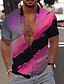 cheap Hawaiian Shirts-Men&#039;s Shirt Summer Hawaiian Shirt 3D Print Graphic Patterned Scenery Hawaiian Aloha Design Turndown Street Casual Button-Down Print Short Sleeve Tops Designer Casual Fashion Breathable Black / White