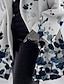Χαμηλού Κόστους γραφικά ενδύματα-Γυναικεία Χειμωνιάτικα μπουφάν Χειμερινό παλτό Παλτό Αντιανεμικό Διατηρείτε Ζεστό ΕΞΩΤΕΡΙΚΟΥ ΧΩΡΟΥ Δρόμος Καθημερινά Διακοπές Υπερμεγέθη Στάμπα Μονόπετο Πέτο Στυλ δρόμου Φλοράλ Κανονικό