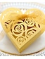 رخيصةأون صناديق حلوى الزفاف-زفاف قلب علب الهدايا غير المنسوجة ورقة شرائط 100 التي