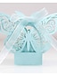 ieftine Cutii de bomboane de nuntă-Nuntă Fluture Cutii de Cadouri Hârtie nețesută Panglici 50buc