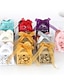 cheap Wedding Candy Boxes-Wedding Creative Gift Boxes Non-woven Paper Ribbons 100pcs