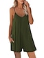 Χαμηλού Κόστους Γυναικείες Κοντές Φόρμες (Rompers)-γυναικεία φόρμα εγκυμοσύνης συνονθύλευμα u λαιμό streetwear φαρδύ σορτς φαρδιά φαρδιά αμάνικη καμιζόλα στρατιά πράσινο κόκκινο μπλε ναυτικό s m φθινόπωρο καλοκαίρι