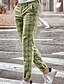 cheap Sweatpants-Men&#039;s Straight Sweatpants Trousers Pants Pocket Plaid Comfort Breathable Casual Daily Cotton Blend Sports Fashion Green Blue Micro-elastic