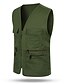 cheap Gilets-Polyester Cotton Multi-pocket Vest Volunteer Leisure Vest Work Clothes Vest