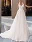 cheap Wedding Dresses-Beach Open Back Wedding Dresses A-Line Halter Neck Sleeveless Court Train Lace Bridal Gowns With Pleats Appliques 2024