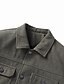 cheap Men&#039;s Jackets &amp; Coats-Men&#039;s Hooded Jacket Regular Letter Daily Basic Print Long Sleeve Black Army Green Khaki M L XL