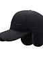 abordables Chapeaux Homme-Homme Chapeau Casquette de Baseball Boucle réglable Noir