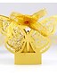 abordables Cajas de dulces de boda-Boda Mariposa Cajas de Regalos Papel no tejido Cintas 50 pcs