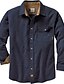 cheap Flannel Shirts-Men&#039;s Flannel Shirt Solid Color Turndown Green Black Blue Red Gray Street Daily Long Sleeve Button-Down Clothing Apparel Fashion Casual Comfortable