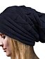 cheap Beanie Hat-Women&#039;s Hat Beanie / Slouchy Black Khaki Dark Gray Outdoor Street Dailywear Knit Pure Color Portable Windproof Comfort