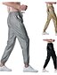 cheap Casual Pants-Men&#039;s Joggers Trousers Casual Pants Sequin Pants Drawstring Elastic Waist Grid / Plaid Lightweight Party Nightclub Disco Lights Fashion Streetwear Loose Fit Silver Black