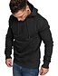 cheap Basic Hoodie Sweatshirts-Men&#039;s Hoodie Pullover Black White Yellow Pink Red Hooded Solid Color Work Sports &amp; Outdoor Casual Cool Sportswear Work Winter Fall &amp; Winter Clothing Apparel Hoodies Sweatshirts