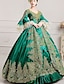 cheap Historical &amp; Vintage Costumes-Rococo Victorian 18th Century Vintage Dress Prom Dress Floor Length Women&#039;s Ball Gown Plus Size Halloween Party Prom Wedding Party Dress