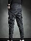 cheap Cargo Pants-Men&#039;s Cargo Pants Trousers Work Pants Casual Pants Drawstring Elastic Waist Camouflage Comfort Breathable Casual Daily Streetwear Sports Fashion Black Micro-elastic