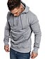 cheap Basic Hoodie Sweatshirts-Men&#039;s Hoodie Pullover Black White Yellow Pink Red Hooded Solid Color Work Sports &amp; Outdoor Casual Cool Sportswear Work Winter Fall &amp; Winter Clothing Apparel Hoodies Sweatshirts
