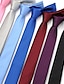 levne Pánské motýlky a kravaty-Pánské kravata Motýlek Kravaty Večírek Svatba Gentleman Moderní styl Jednobarevné Formální Obchod