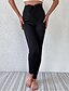 cheap Women&#039;s Pants-Women&#039;s Skinny Black High Waist Fashion Daily Weekend Ankle-Length Comfort Plain S M L XL