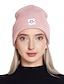 cheap Beanie Hat-Women&#039;s Hat Beanie / Slouchy Light Pink Green Purple Outdoor Street Dailywear Knit Pure Color Comfort Warm Breathable