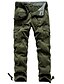 abordables Pantalons Cargo-Homme Pantalon Cargo Pantalon Tie Dye Camouflage Toute la longueur Usage quotidien Coton Mode Camouflage noir Camouflage vert armée Micro-élastique