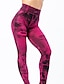 cheap Yoga Leggings-Women&#039;s Leggings Yoga Pants Jeggings Tummy Control Butt Lift Yoga Fitness Gym Workout High Waist Floral Fashion Bottoms 1# 2# 3# Sports Activewear Skinny High Elasticity